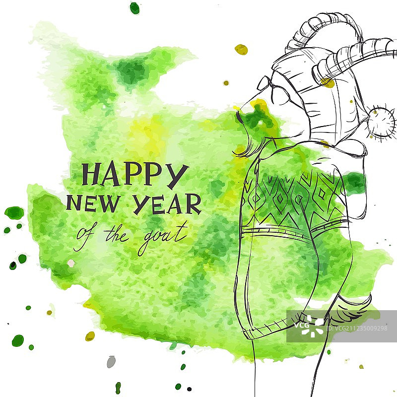 圣诞节和新年贺卡图片素材