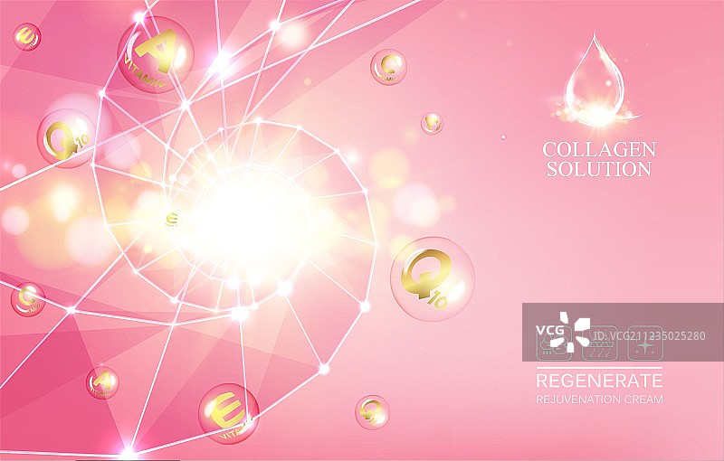 面部再生霜抽象概念图图片素材
