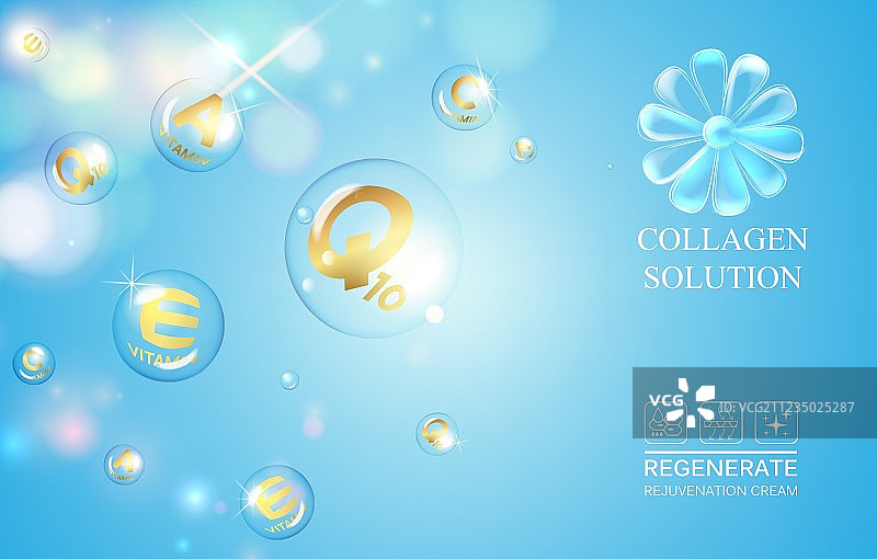 带有DNA的蓝色背景图片素材