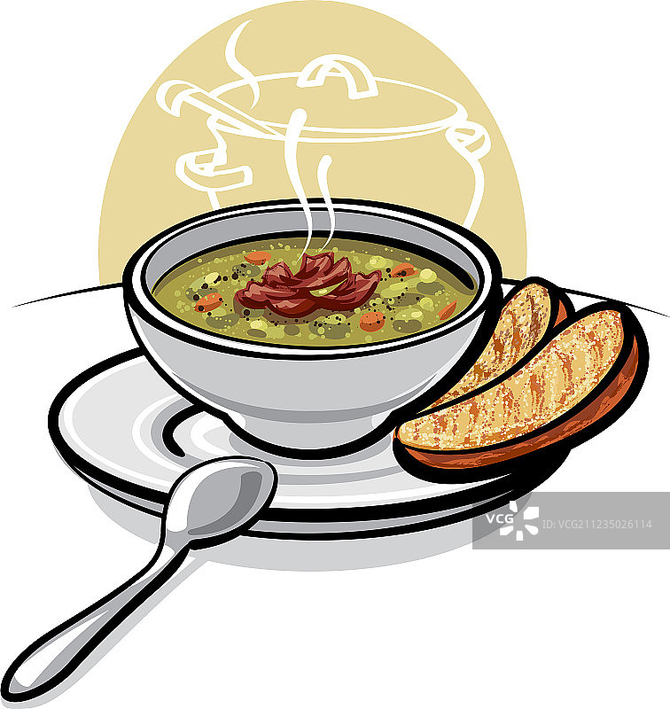 豌豆汤图片素材