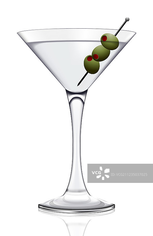 马提尼酒杯图片素材