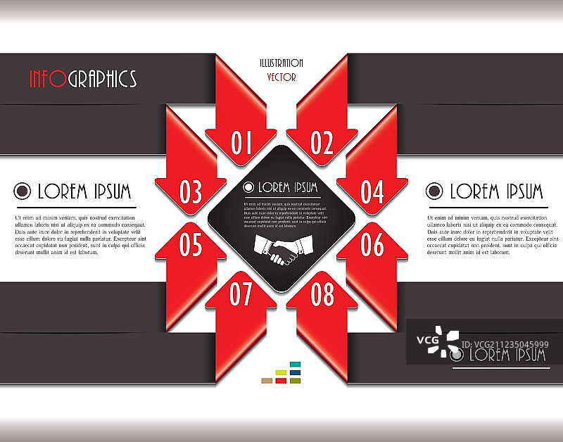 现代信息图表模板图片素材