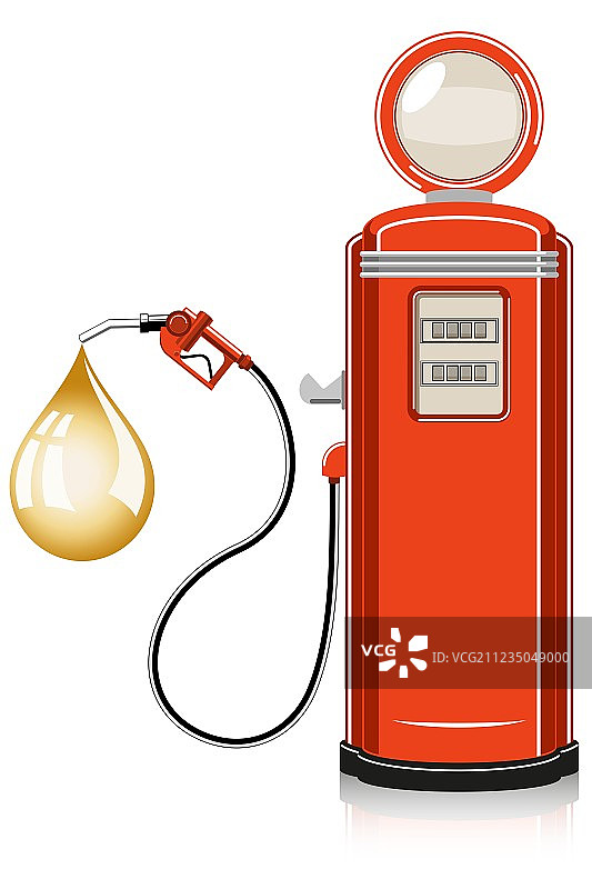 复古加油泵图片素材