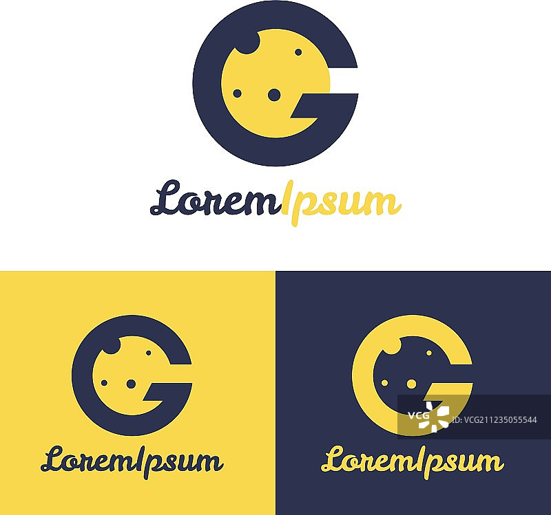 简约G字母空间标志图片素材