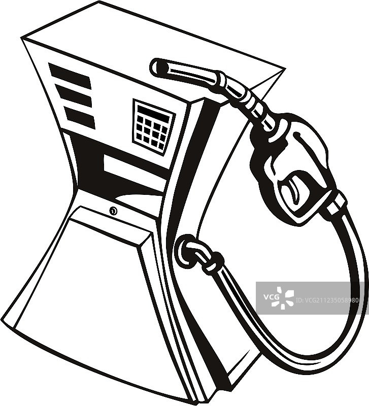 复古加油站油枪图片素材