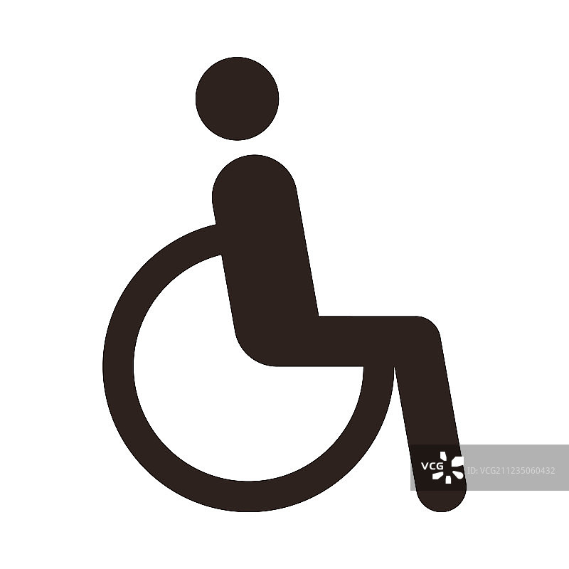 残疾人标志图片素材