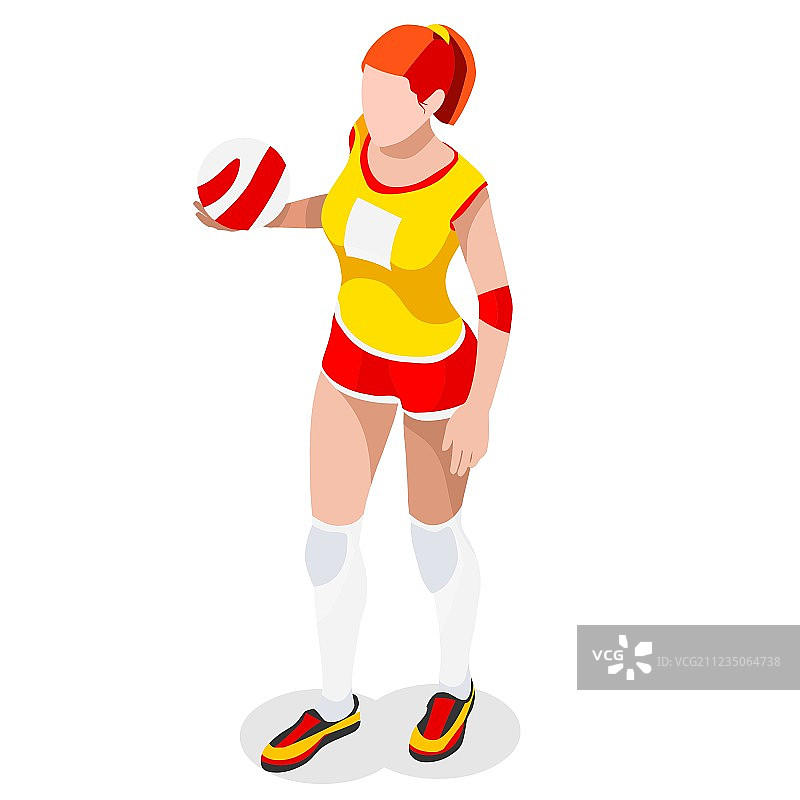 2016年体育运动排球2.5D图片素材