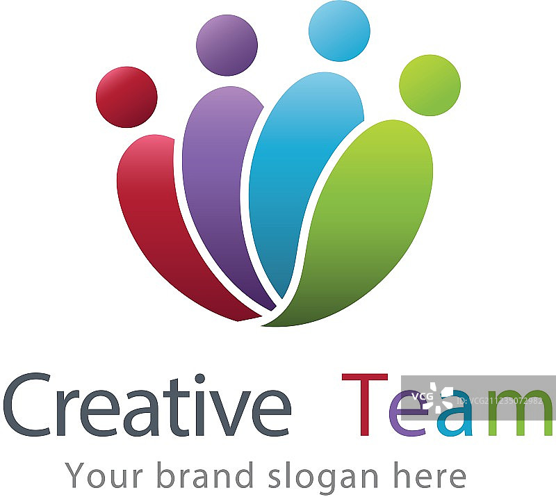 创意团队Logo模板图片素材