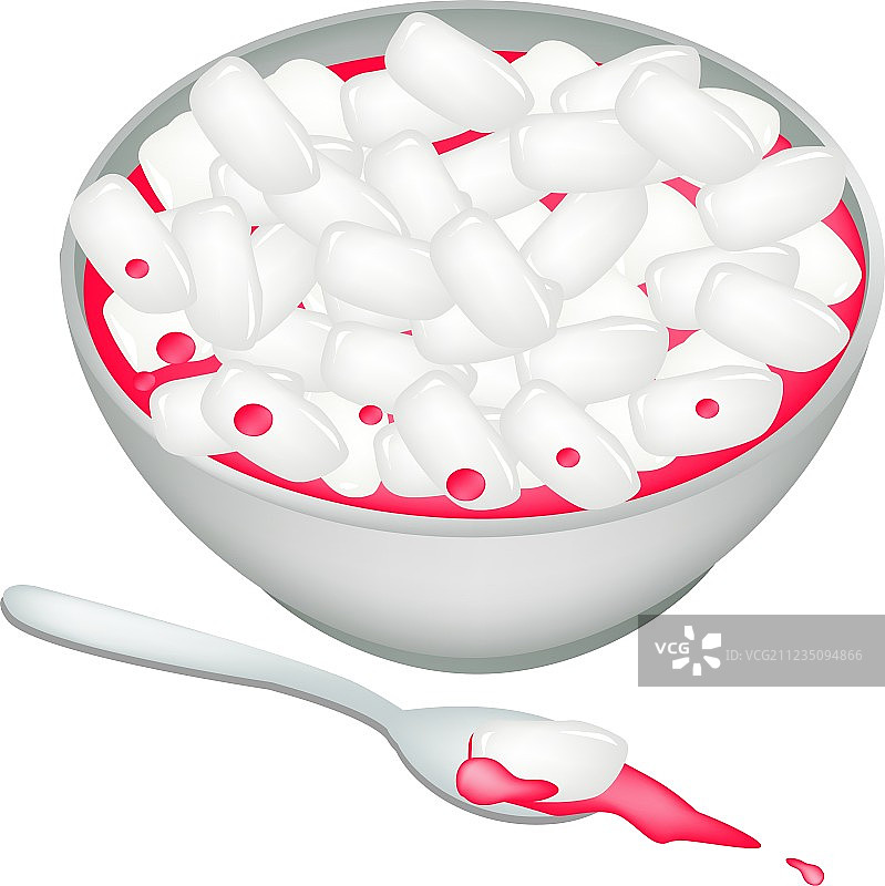 美味的棕榈籽糖浆图片素材