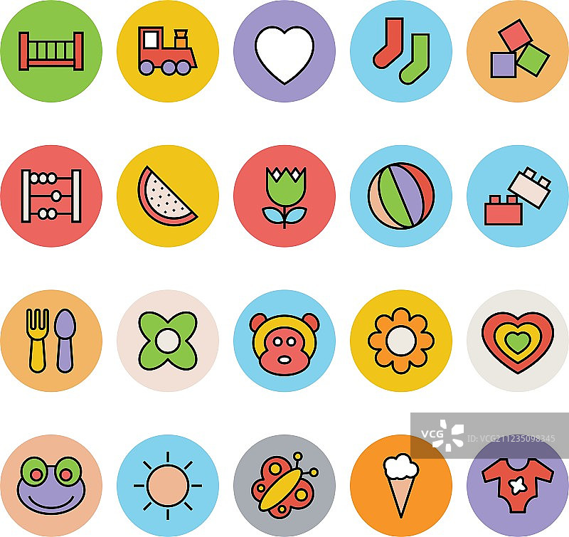 婴儿图标2图片素材