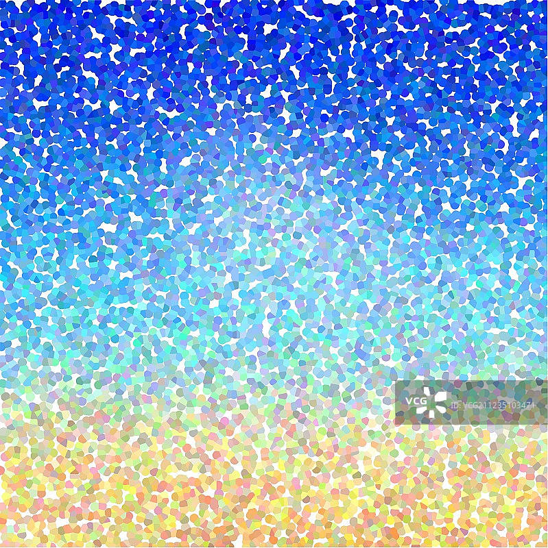 抽象马赛克背景：海洋与阳光图片素材