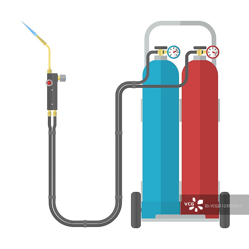 氧燃气焊接图片素材