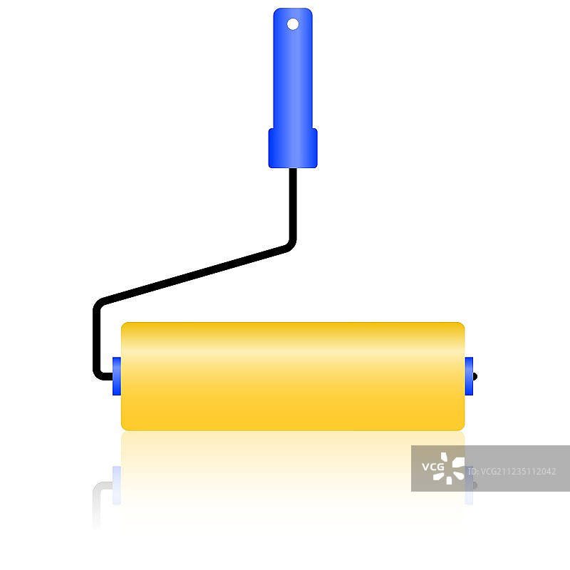 全新滚筒油漆刷图片素材