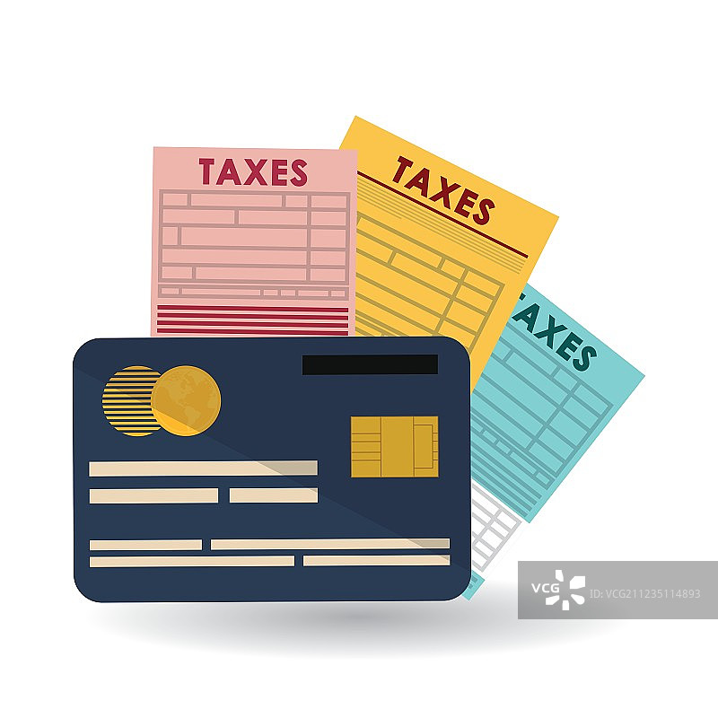 可编辑的税务图标图片素材