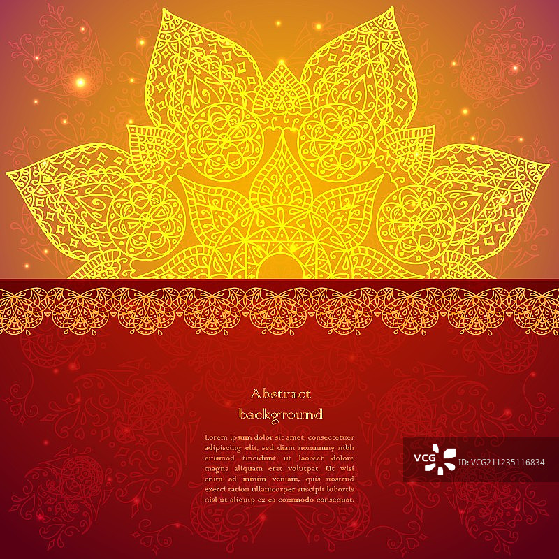 金色民族印度背景图片素材