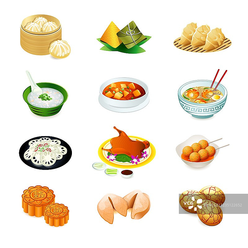 中餐图标图片素材