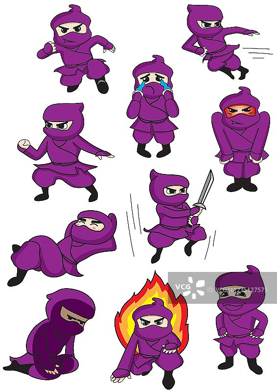 一套忍者图片素材