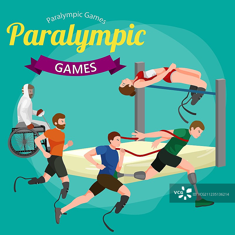 残疾人体育运动：残奥会图片素材