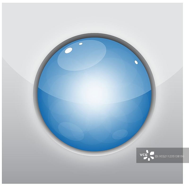 光泽蓝色圆形图片素材