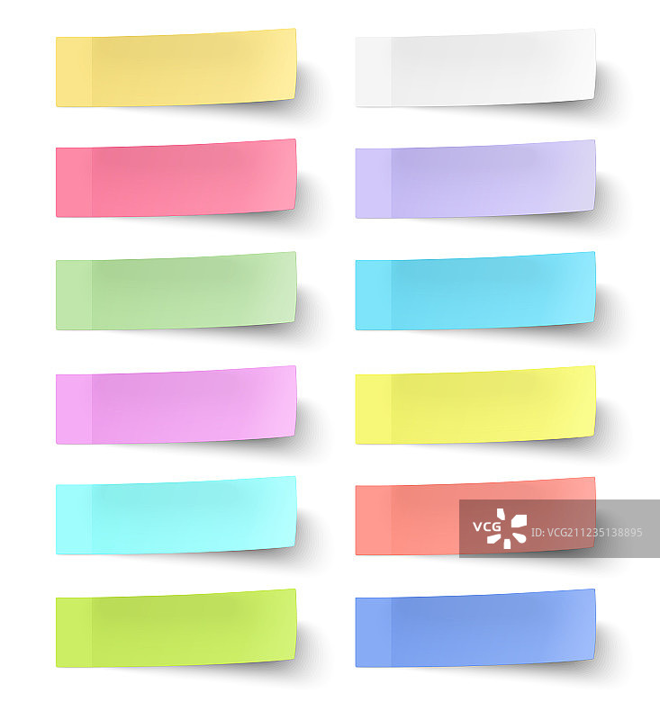 彩色便利贴图片素材