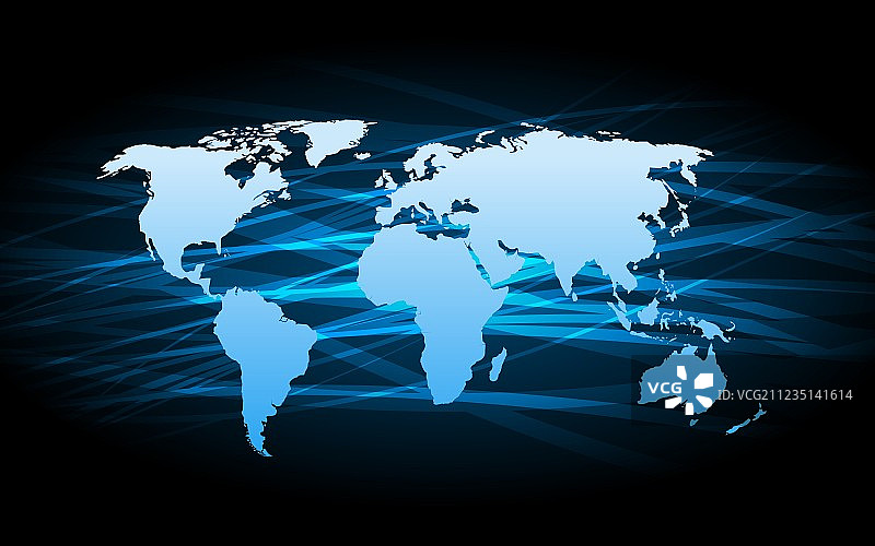 地球信息流图片素材