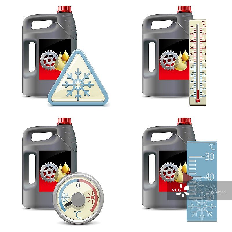 冬季油画图标图片素材