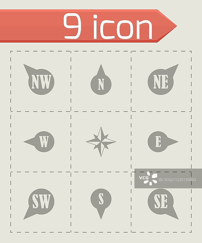 野玫瑰图标集图片素材