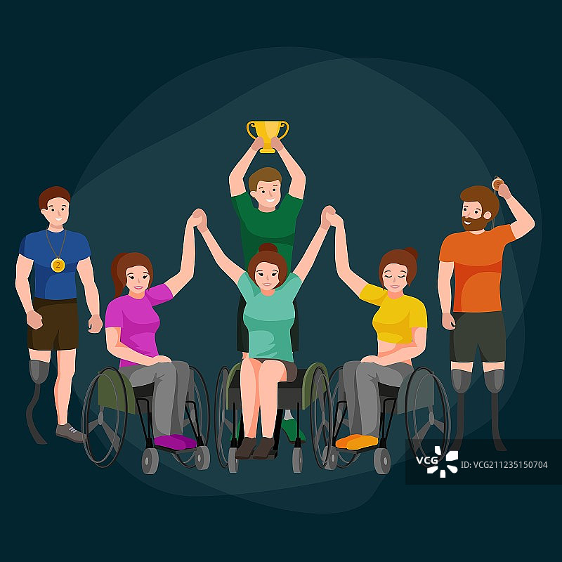残疾人体育运动：残奥会图片素材