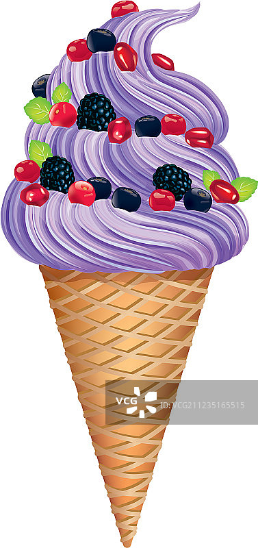 冰冻黑莓图片素材