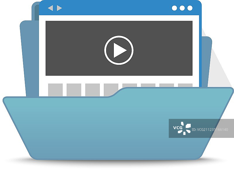 电脑界面文件夹打开文件夹隔离图片素材