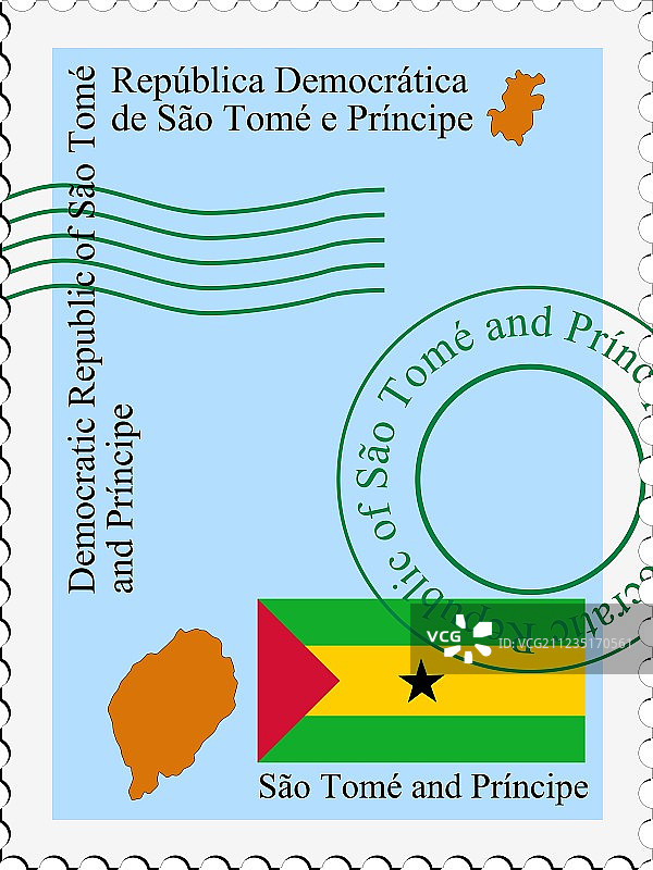 寄往圣多美和普林西比的邮件图片素材