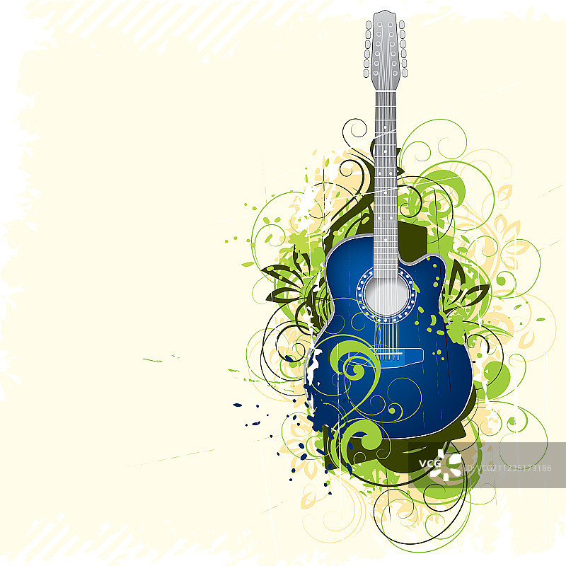 吉他背景图片素材