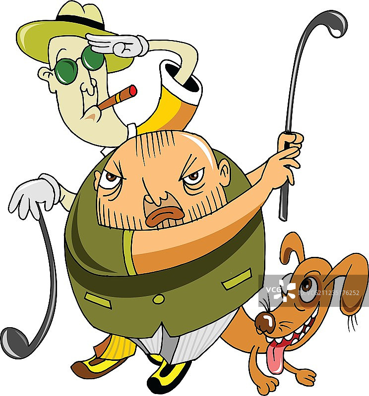 高尔夫球手图片素材