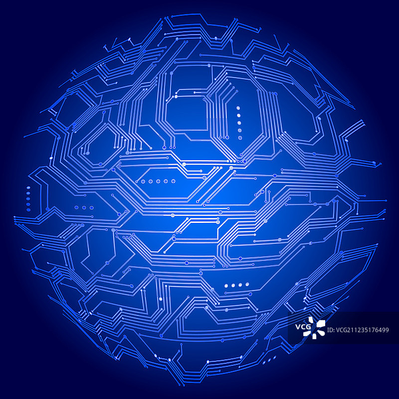 地球电路板图片素材