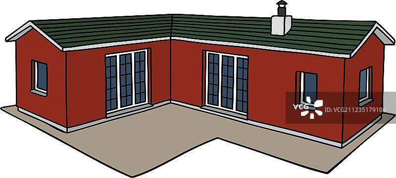 红色小房子图片素材