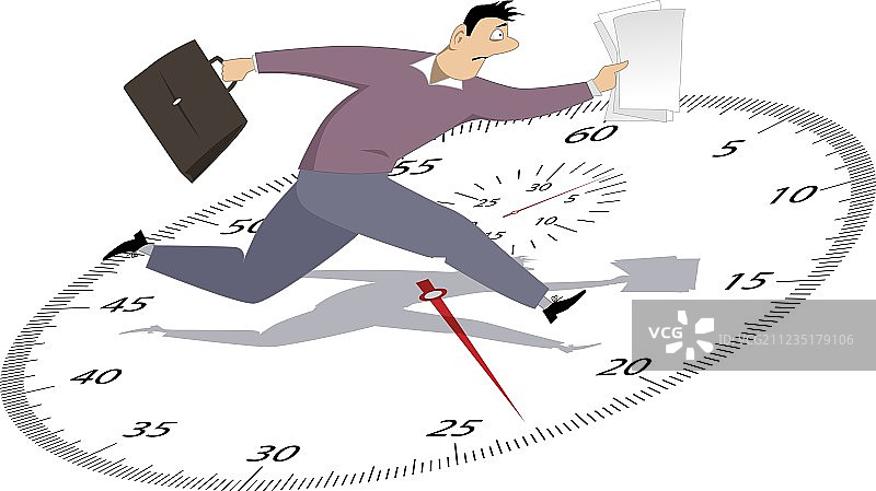 匆忙的商人图片素材