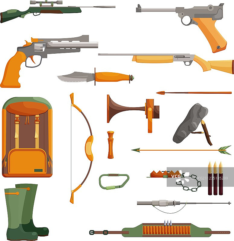 狩猎目标合集图片素材