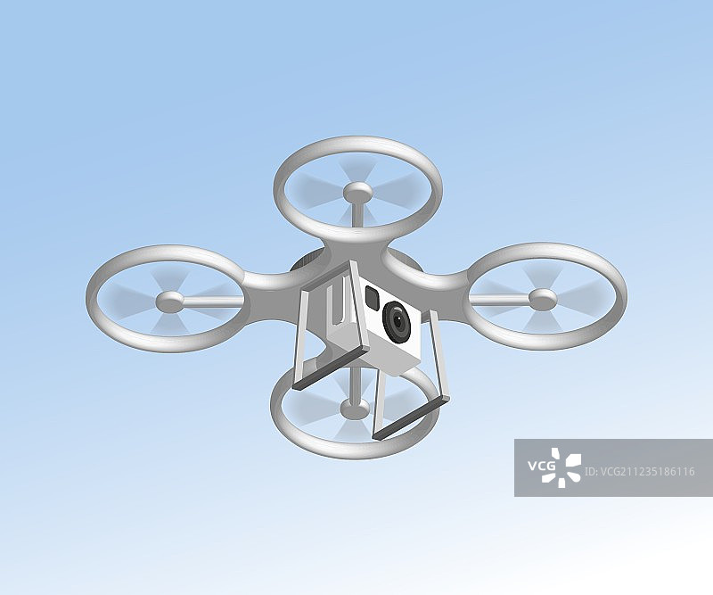带摄像头的遥控无人机图片素材