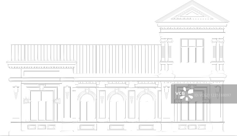 建筑外立面图片素材