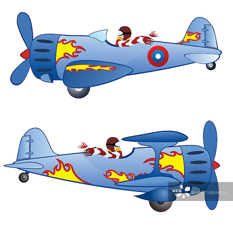 复古飞机图片素材