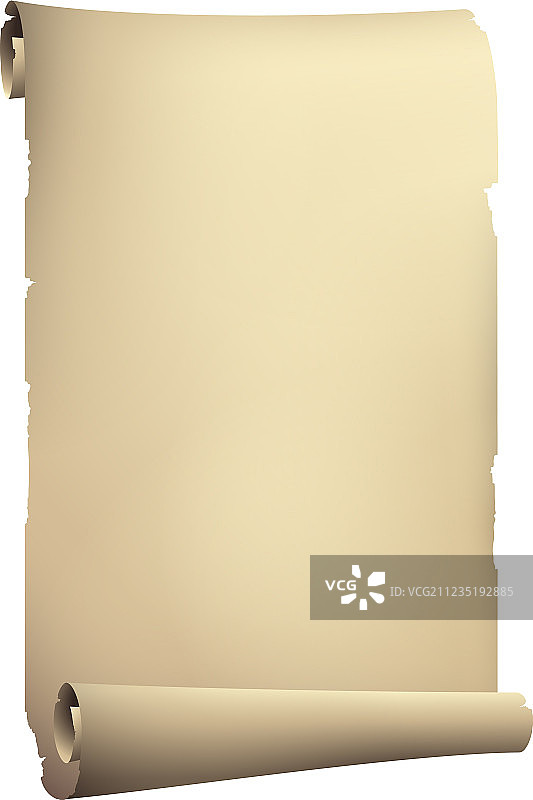旧纸卷轴banner绘图图片素材