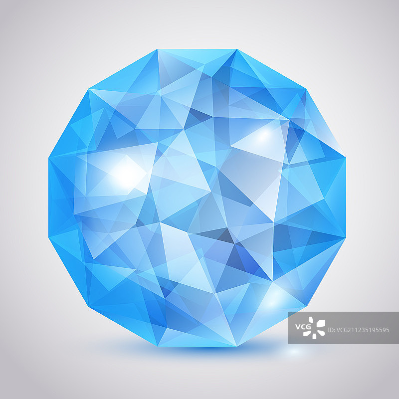 大蓝色水晶图片素材