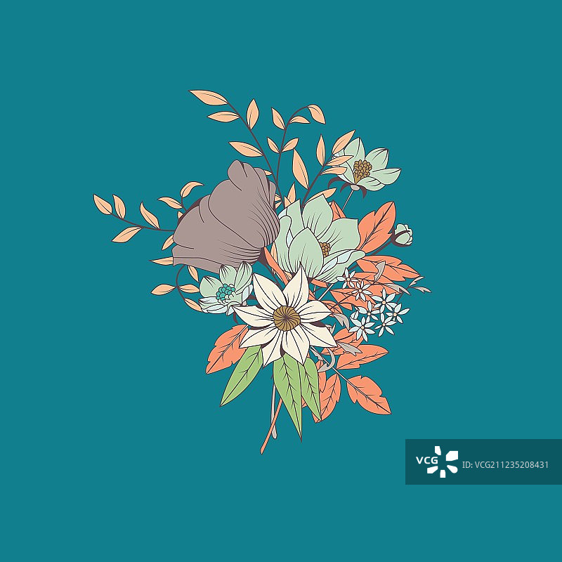 植物花卉装饰花束图片素材