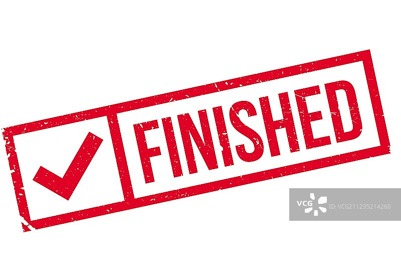 已完成的橡胶印章纹理图片素材