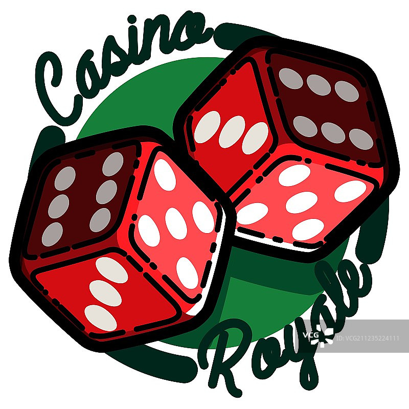 复古赌场标志图片素材