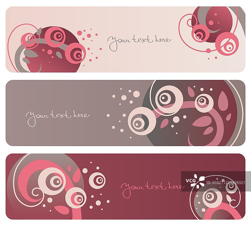 花卉banner合集图片素材