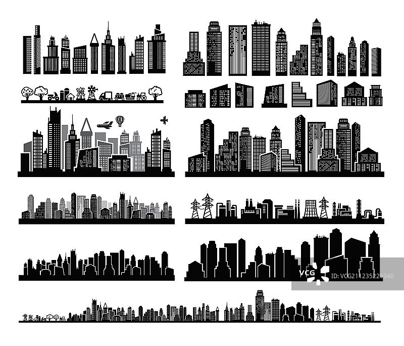 城市图标图片素材