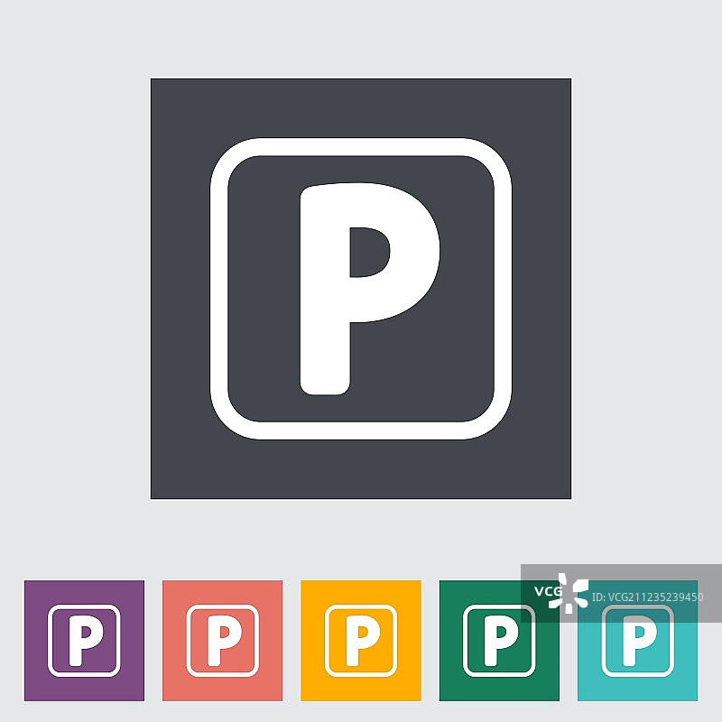 停车标志图片素材