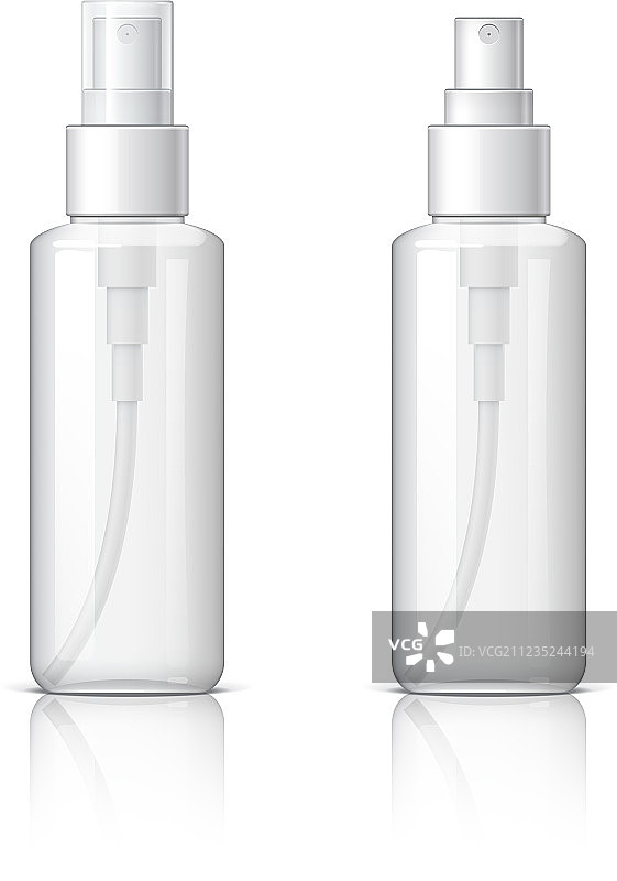 化妆品玻璃瓶喷雾器容器图片素材