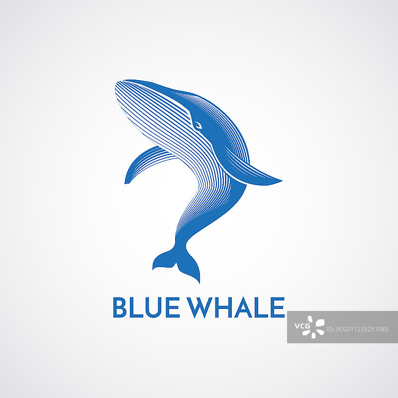 蓝鲸标志图片素材